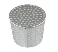 Dispositif anti-obstruction de gouttière en acier inoxydable résistant pour canalisations de toit pour bloquer les feuilles et maintenir le débit (90-100 mm)