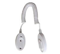 Dispositif anti-perte pour télécommande murale - Câble spiralé à ressort avec support pour télé ou contrôleurs AC | Attache rétractable pour la maison, l'école, l'hôtel ou la salle de classe