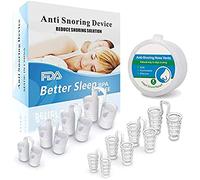 Dispositif Anti-Ronflement, 4 Tailles Dilatateur en Silicone, Écarteur Nasal Anti-Ronflement Bouchon de Ronflement pour un Sommeil plus Confortable