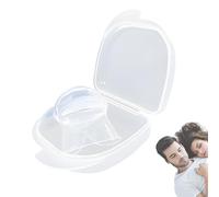 Dispositif anti-ronflement avec protège-langue en silicone - Bloqueur respiratoire réutilisable et confortable | Aide à mieux dormir et à réduire le ronflement pour hommes, femmes et coupl