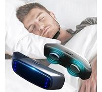 Dispositif Anti-ronflement Électrique, Détection Intelligente du Son Dispositif De Ronflement pour Améliore la Qualité du Sommeil et Soulage la Fatigue, Confortable à Porter