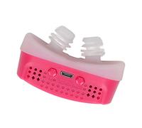 Dispositif Anti-Ronflement électrique, Empêche PM2,5 Dispositif de Solution de Ronflement électrique Sangle en Silicone Respiration Facile pour un Usage Domestique (Rouge)