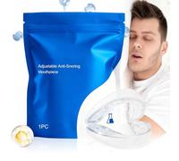 Dispositif anti-ronflement en silicone flexible - Aide au sommeil - Protection de nuit - Arrête les ronflements - Pour homme, femme, adulte, père, mère