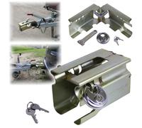 Dispositif anti-vol pour les remorques de voiture ALBE Berndes Safety Box XL + cadenas