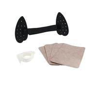 Dispositif Auriculaire avec UX Perforées et Sangle Centrale pour Alignement Précis du Support Pendant Les Séances Dressage et d'Éducation Comportementale, Grand - Hauteur 11 Cm, Largeur 5,5 Cm