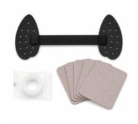Dispositif Auriculaire avec UX Perforées et Sangle Centrale pour Alignement Précis du Support Pendant Les Séances Dressage et d'Éducation Comportementale, Petit - Hauteur 9 Cm, Largeur 4 Cm