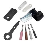 Dremel Kit d'affûtage pour tronçonneuse 1453 – Guide angulaire et pierres pour outils rotatifs