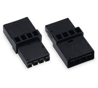 Dispositif d'accouplement série (connecteur réseau) 890 WAGO 890-604 Nombre total de pôles: 4 16 A noir 50 pc(s)