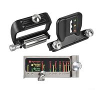 Dispositif d'affûtage du bois pour guide réglable avec support d'affûtage en aluminium avec ciseaux en alliage compatibles avec la construction