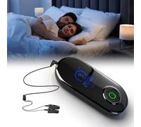 Dispositif d'aide au sommeil avec clip d'oreille, stimulation du nerf vague, 3 modes et réglage à 9 niveaux, chargement USB, outil de soulagement apaisant pour adultes accessoire de soutien du sommeil