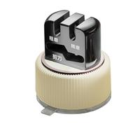 Dispositif d'Aiguisage pour Couteaux de Cuisine - Gadget d'Aiguisage à Base Ventouse,Aiguiseur De Couteaux De Poche,Pour Femmes et Hommes, Chef, Cuisine, Extérieur, Voyage, Pique-nique, Camping