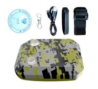 Dispositif d'alarme à fil de voyage | Alarme de sécurité personnelle étanche 120 dB - Équipement de sécurité - pour la défense de nuit en plein air, la protection des biens, les voyages, la chasse, la