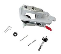 Dispositif d'alignement de charnière dissimulé entièrement en métal avec pince de verrouillage pour une installation rapide et simple de la porte. Guide de montage précis de la charnière