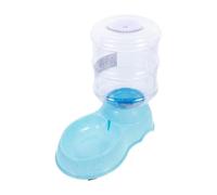 Dispositif d'alimentation Automatique pour Chat, Eau, 3.8l Bleu | Plastique, Contrôle de Quantité, Nettoyage Facile, Patin Antidérapant, pour Animaux, Usage Quotidien
