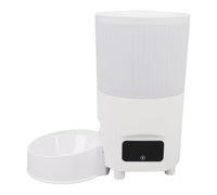 Dispositif d'alimentation Intelligent pour Animaux de Compagnie, Mangeoire Automatique pour Chat de 3 L, Minuterie de Grande capacité, Fonction Anti-débordement, Réglage Facile (S)