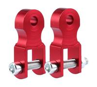 Dispositif d'amélioration de la moto : kit de levage de choc arrière de 2 x coussinet d'amortissement de suspension réglable | Accessoire d'amélioration Fit, vis d'installation