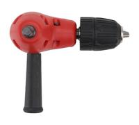 Dispositif D'angle Auto-serrant Acier 90 Degrés, pour Perceuse | Conversion Précise, Usage en Espaces Réduits, Plastique Rouge, pour Équipements et Architectures Électroniques