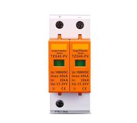Dispositif d'arrêt de surtension Parasurtenseur domestique DC SPD 1000 V 20 kA à 40 kA, dispositif de protection basse tension(500V)