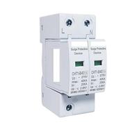 Dispositif d'arrêt de surtension Parasurtenseur solaire photovoltaïque AC SPD 2P 275 V 20 KA 40 KA, montage sur rail DIN, dispositif de protection basse tension for maison(20-40KA)