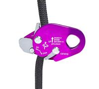Dispositif D'assurage - Descendeur Autobloquant En Aluminium | Corde D'escalade En Forme D'oie, Équipement De Sécurité D'alpinisme Pour Le Sauvetage Des Arbres De Roche, L'évacuation Des Incendies, La