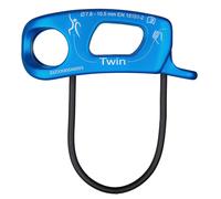 Dispositif d'assurage et de descente en rappel Rock Empire Twin Gris