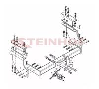 Attelage rigide fixe pour Iveco Daily 35C 50C Fourgon/Chassis 11-13 + faisc 13br