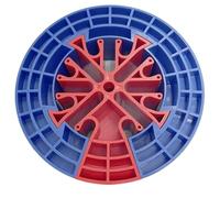 Dispositif De Cardage Réseau, Peigne À Câbles, Plastique ABS Ignifuge, Câblage Générique De Catégorie 5 Et 6, Outils De Pose Et De Cardage De Câbles Réseau (Size : Blue Red)