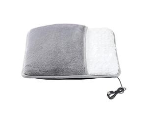 Dispositif de Chauffage Électrique pour les Pieds,Tapis de Chauffage pour Pieds avec USB - Chauffe-Pieds - pour Utilisation en Maison Bureau Chambre Salon Spa Camping Hiver et Quotidien