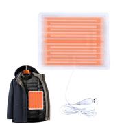 Dispositif de Chauffage USB pour Veste,Chauffe-Portable USB 5V,Tissu Chauffant Électrique | Pour Le Gilet Et Lors Du Camping, Du Voyage, Vélo, De La Randonnée, De La Pêche Et