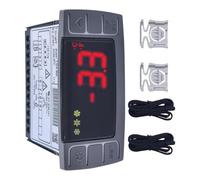 Dispositif de contrôle de température de réfrigération avec double supports de montage et sonde pour équipement de chauffage de congélateur, régulateur de température avec sondes de capteur