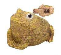 Dispositif de dissimulation de clés en résine pour une utilisation en extérieur - Convient comme grenouille, escargot, tortue, arbre ou pierre - Porte-clés de rechange discret (A)