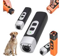 Dispositif de dissuasion des aboiements chiens à ultrasons wateresty, répulsif pour humain et efficace, sifflet anti-aboiements portable sûr, une utilisation intérieure extérieure propres ou(Noir)