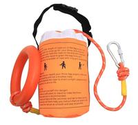 Dispositif de flottaison jetable, Sac de Sauvetage en Eau avec Corde 69 Pieds 8mm, sécurité d'urgence pour Bateau Radeau Kayak