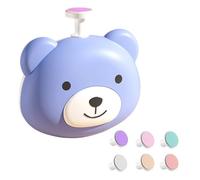 Dispositif de lissage automatique du bout des doigts avec action rotative douce pour les doigts délicats, comprend 6 accessoires, coupe-ongles alimenté par piles