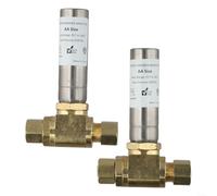 Dispositif de marteau à eau 3/8 OD - Valve de compression en laiton - Empêche la plomberie - Réduction du bruit - Pour robinets de lavabo, éviers, tuyaux de protection contre les dommages