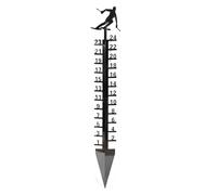 Dispositif de Mesure des Chutes de Neige, Facile à Lire 90 Cm Hauteur Anti-Fade Revêtement Exquis 24 Pouces Grand Nombre de Neige -Rabbits Décoratifs pour Le Snowboard (Black)