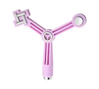 Dispositif de nail art triangulaire avec des motifs uniques de roue pour une meilleure prise en main des ongles triangulaires