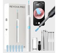 Dispositif De Nettoyage PréCis Et SéCurisé, Oreille, Nettoyeur Oreille Camera, 1080p HD - 3,5mm DiamèTre Ip67 éTanche (Blanc)