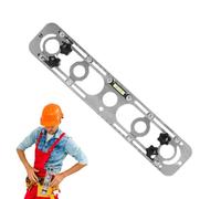 Dispositif de niveau de conduite d'eau en métal | Outil de nivellement de robinet de douche - Support de fixation réglable en acier inoxydable Accessoires de réparation pour atelier et salle de bain