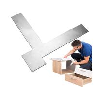 Dispositif de nivellement à angle droit - Règle d'angle de précision, outil de nivellement de bords en acier inoxydable, outil de mesure précis à 90 degrés pour menuiserie et maçonnerie