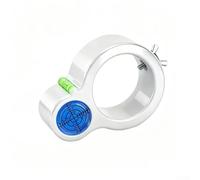 Dispositif de nivellement monté sur perceuse électrique avec circulaire pour niveau à bulle pour un contrôle d'orientation fiable dans les projets intérieurs et extérieurs (bleu)