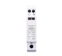 Dispositif de parafoudre Basse Tension AC SPD 20KA-40KA 275V, 1P + N, 18mm, 1 pièce(10-20KA)