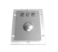 Dispositif de pointage industriel de boule de commande en métal du bâti 38mm de panneau, boule de suivi en acier mécanique intégrée imperméable IP65(PS2 interface)