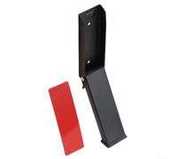 Dispositif de positionnement supérieur de porte avec activation par levier de pied et support carré pliable en acier inoxydable pour la stabilité (noir)
