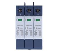 Dispositif de Protection 40KA 3P SPD Protecteur photovoltaïque Haute Performance DC 1000V Installation sur Rail DIN pour systèmes d'énergie Solaire PC Matériau Ignifuge