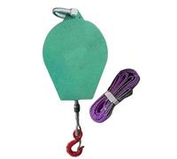 Dispositif de protection anti-chute rétractable à double frein avec câble en acier de 20,1 m et sangle de levage Charge maximale 500 kg Harnais de sécurité en métal pour la construction et