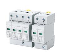Dispositif de protection contre la foudre 2P4P AC SPD, parasurtenseur basse tension domestique 275V385V20KA40KA0KA80KA100KA(4P AC385V,100KA)