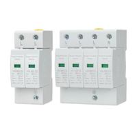 Dispositif de protection contre la foudre AC SPD2P4P, parafoudre basse tension domestique 275 V 385 V 20 KA 40 KA 0 KA 80 KA 100 KA(2P AC385,20-40KA)