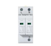 Dispositif de Protection Contre Les surtensions 2P AC 275V 385V 20KA-40KA SPD avec Protecteur d'électricité de sécurité Domestique PE(2P AC385V,20-40KA)