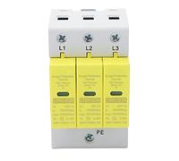 Dispositif de Protection Contre Les Surtensions AC, 3P 10-20KA 420V, Boîtier PC Ignifuge - Réponse Rapide, Installation Facile, Système Électrique Sécurisé